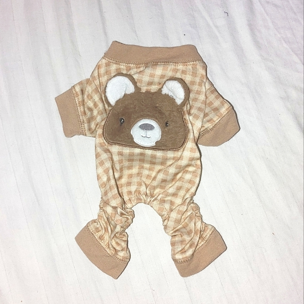 Dog Bear Pajamas! Size XXS